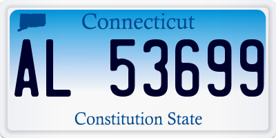 CT license plate AL53699