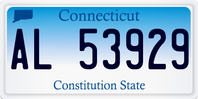 CT license plate AL53929