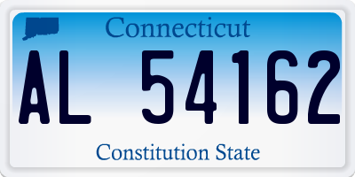 CT license plate AL54162
