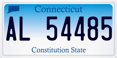 CT license plate AL54485