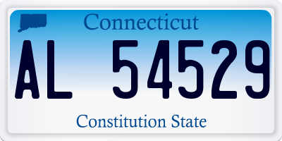 CT license plate AL54529