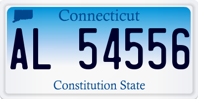 CT license plate AL54556