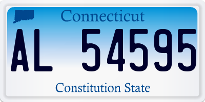 CT license plate AL54595