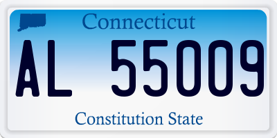 CT license plate AL55009