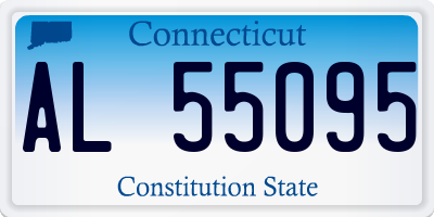 CT license plate AL55095
