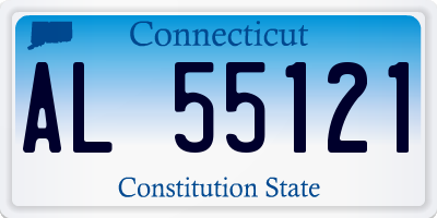 CT license plate AL55121