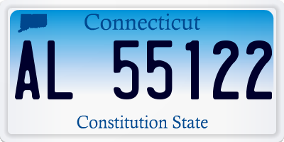CT license plate AL55122