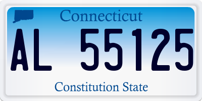 CT license plate AL55125