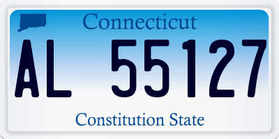 CT license plate AL55127