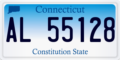 CT license plate AL55128