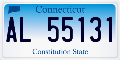CT license plate AL55131