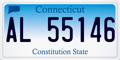 CT license plate AL55146