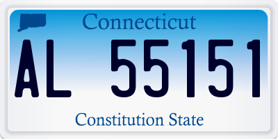 CT license plate AL55151