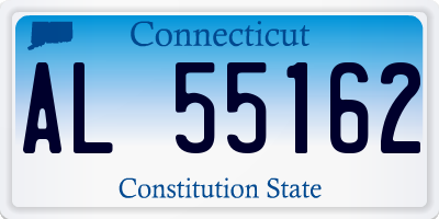 CT license plate AL55162
