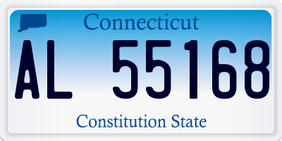 CT license plate AL55168