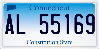 CT license plate AL55169