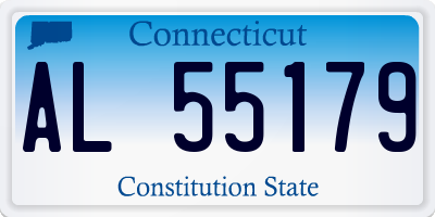 CT license plate AL55179