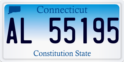 CT license plate AL55195