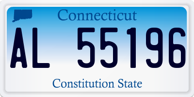 CT license plate AL55196
