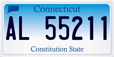 CT license plate AL55211