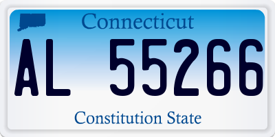 CT license plate AL55266