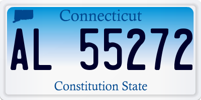 CT license plate AL55272
