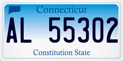 CT license plate AL55302
