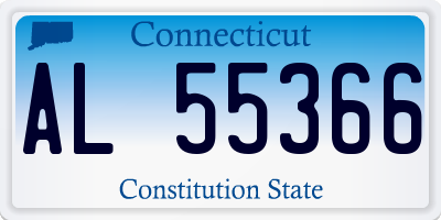 CT license plate AL55366