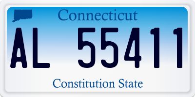 CT license plate AL55411