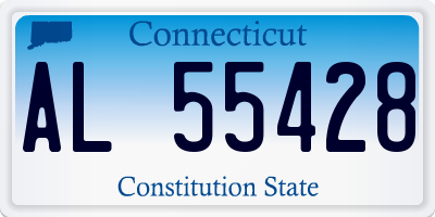 CT license plate AL55428