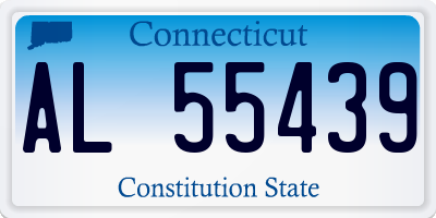 CT license plate AL55439
