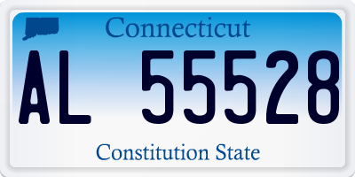CT license plate AL55528