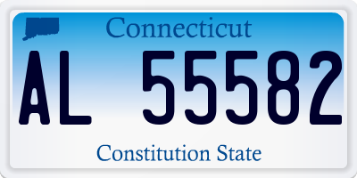 CT license plate AL55582