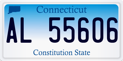 CT license plate AL55606
