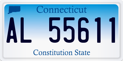 CT license plate AL55611