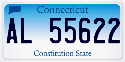 CT license plate AL55622