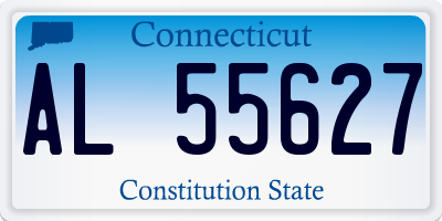 CT license plate AL55627