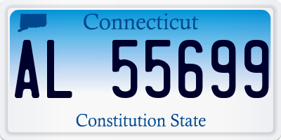 CT license plate AL55699