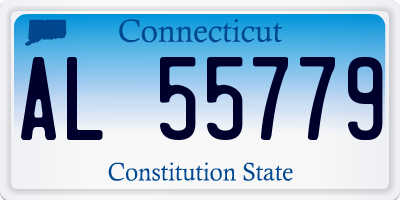 CT license plate AL55779