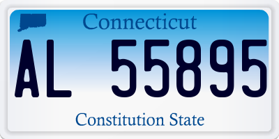 CT license plate AL55895