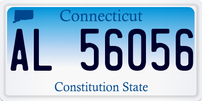 CT license plate AL56056