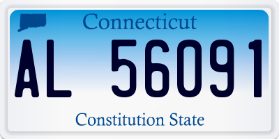 CT license plate AL56091