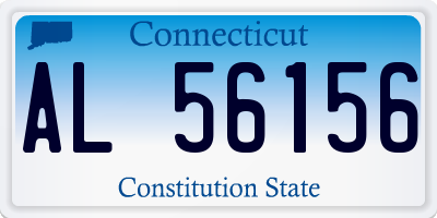 CT license plate AL56156