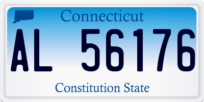 CT license plate AL56176