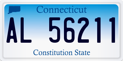 CT license plate AL56211