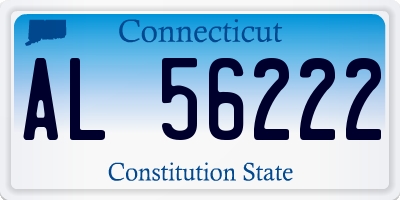 CT license plate AL56222