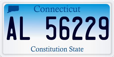 CT license plate AL56229