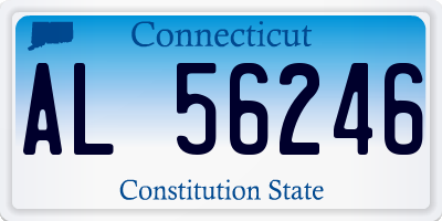 CT license plate AL56246