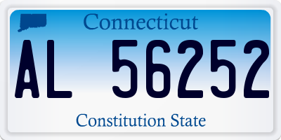 CT license plate AL56252
