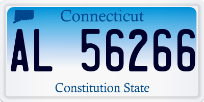 CT license plate AL56266